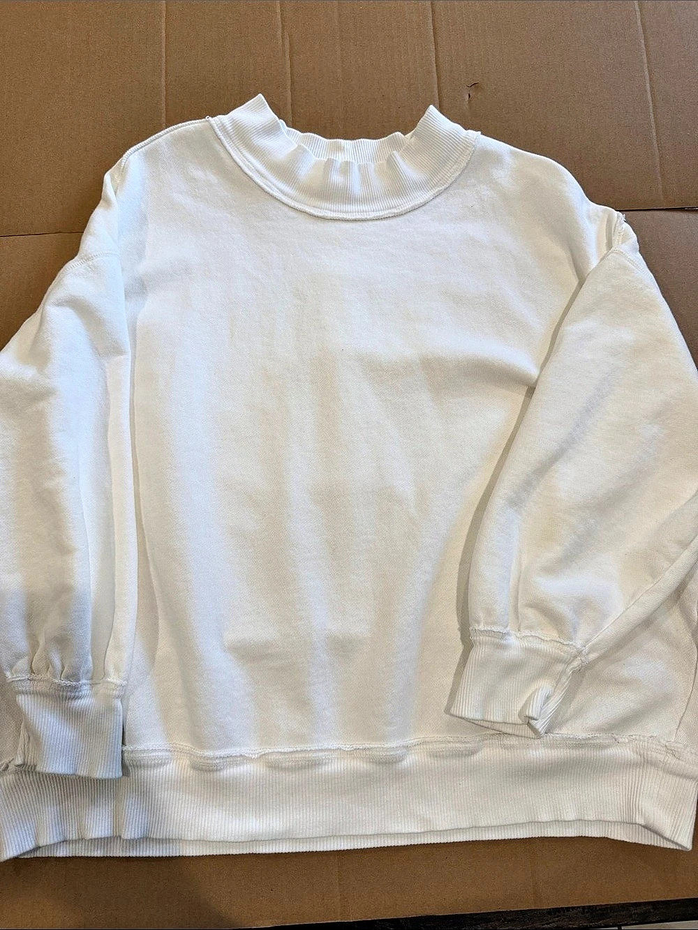 WE THE FREE White Palm spring pullover Xs